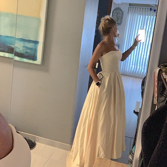 Betsy Adams High Low Ballgown dress size 2 - Picture 1 of 2